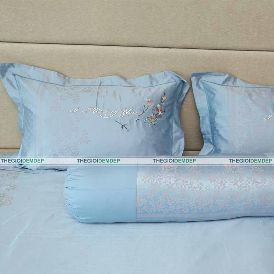 Bộ Chăn Ga Gấm Lụa Cao Cấp Singapore GL01 Bộ Chăn Ga Gấm Lụa Cao Cấp Singapore GL01