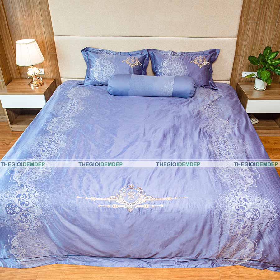 Bộ Chăn Ga Gấm Lụa Cao Cấp Singapore GL04 Bộ Chăn Ga Gấm Lụa Cao Cấp Singapore GL04
