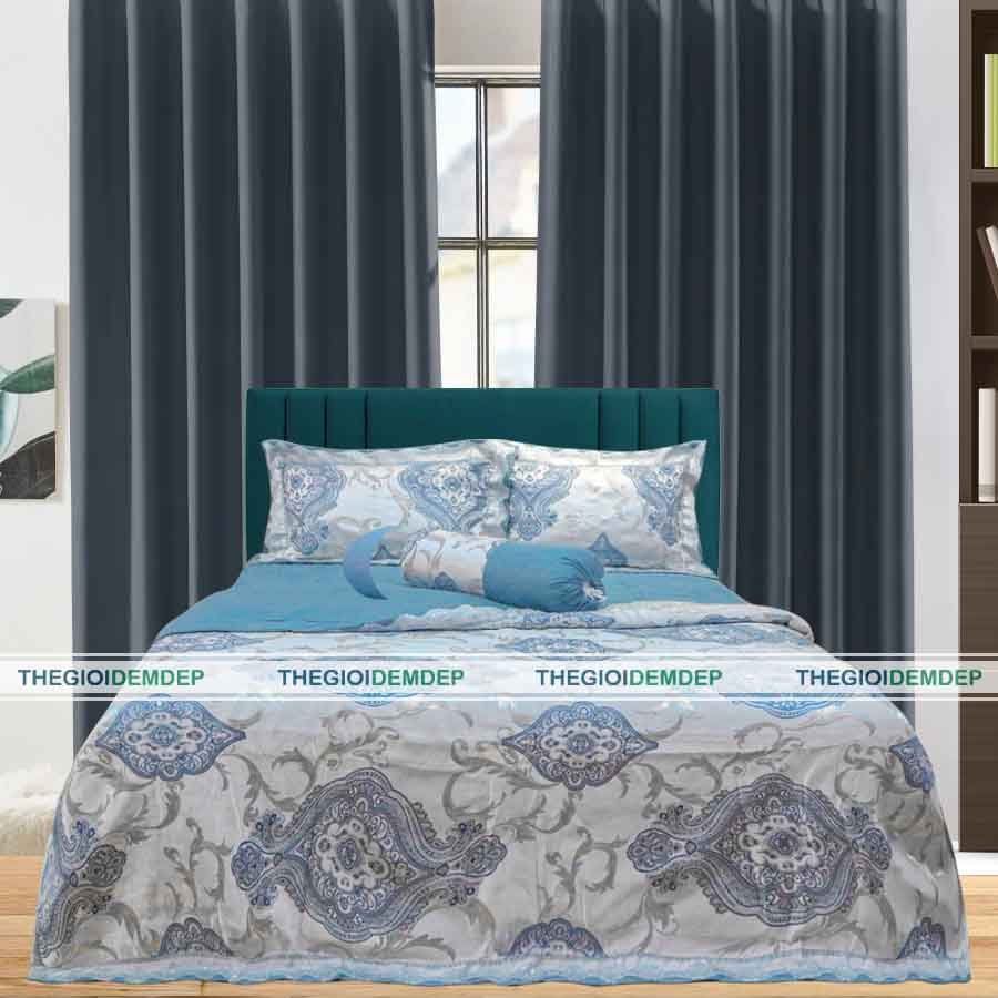 Bộ Chăn Ga Gấm Dệt Cao Cấp Singapore GD27 Bộ Chăn Ga Gấm Dệt Cao Cấp Singapore GD27