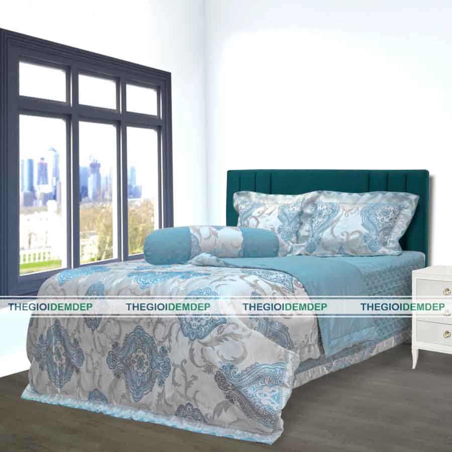 Bộ Chăn Ga Gấm Dệt Cao Cấp Singapore GD27 Bộ Chăn Ga Gấm Dệt Cao Cấp Singapore GD27