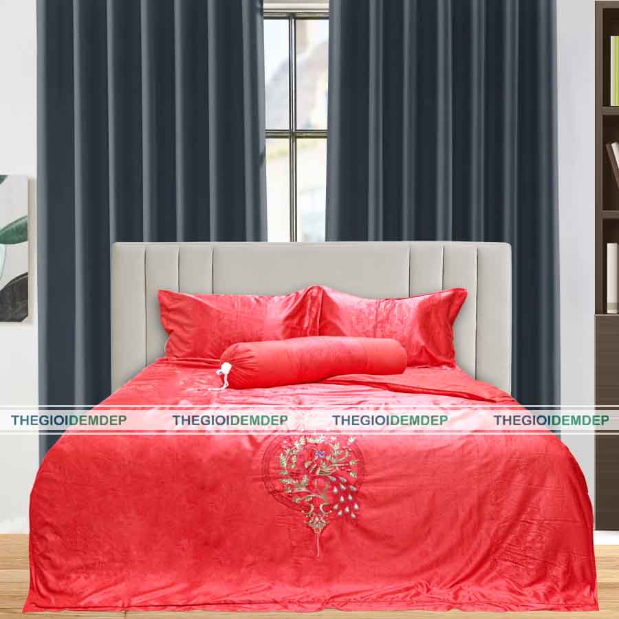 Bộ Chăn Ga Gấm Lụa Cao Cấp Singapore GL14 Bộ Chăn Ga Gấm Lụa Cao Cấp Singapore GL14
