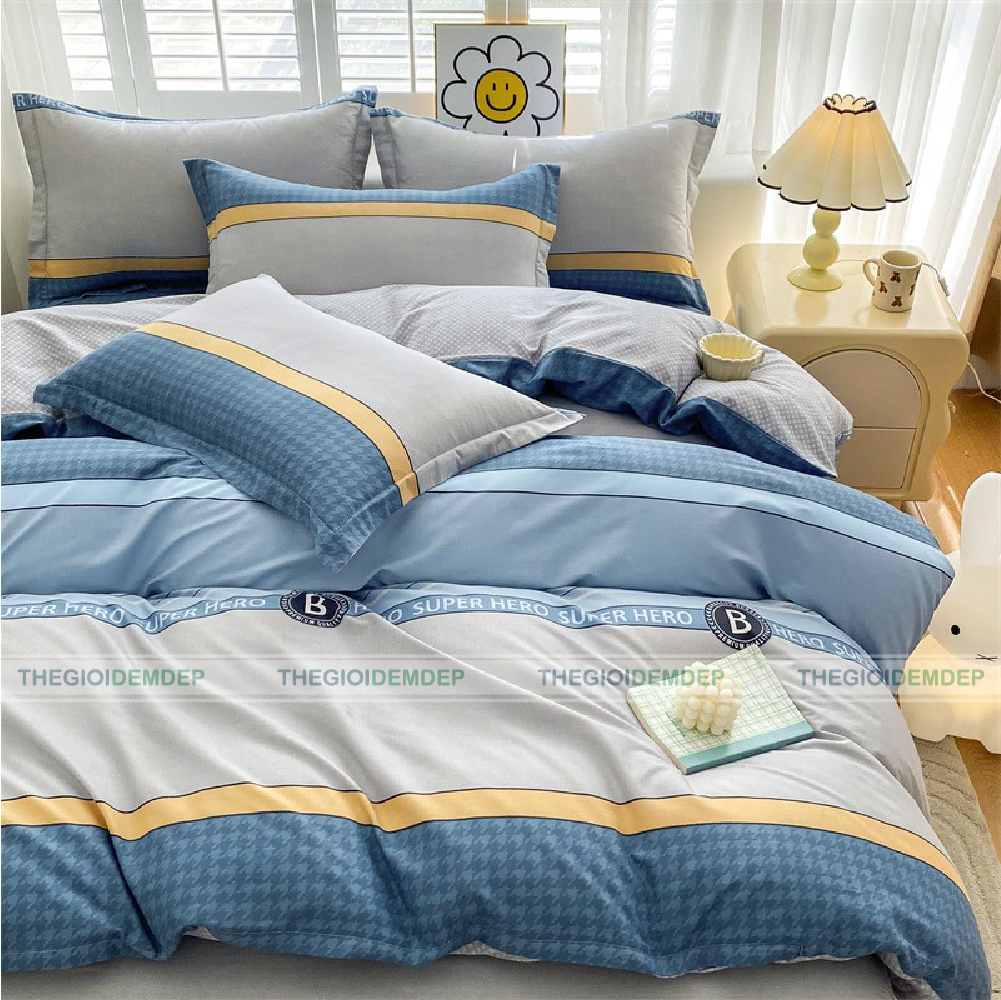 Bộ Chăn Ga L’amour Cotton LC04 Bộ Chăn Ga L’amour Cotton LC04